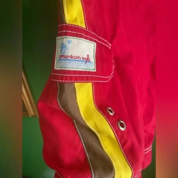 American Eagle Board Shorts Swim Trunks Size 32 EUC! - Picture 2 of 4